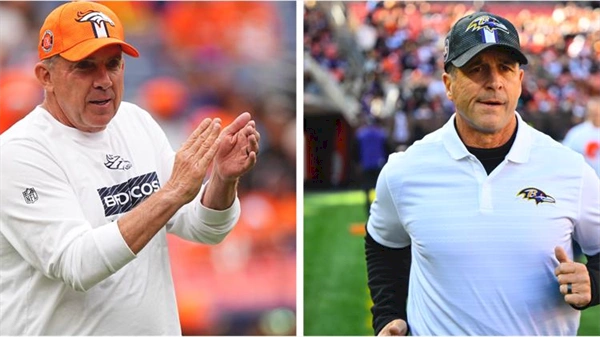 Payton Files: Meeting Sunday breaks a tie with Ravens' John Harbaugh