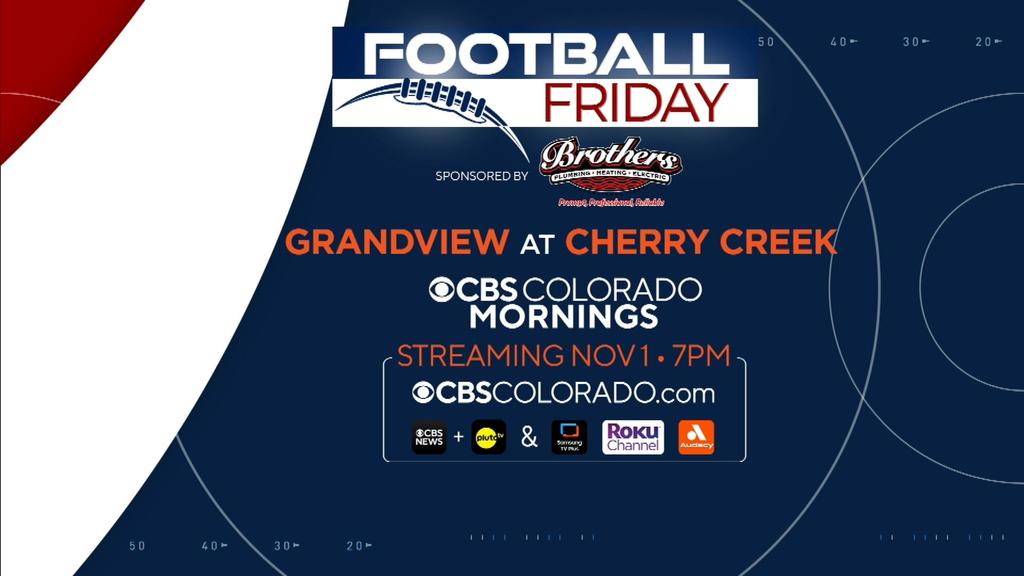 Watch live: "Football Friday" matchup between Colorado's Grandview High School and Cherry Creek