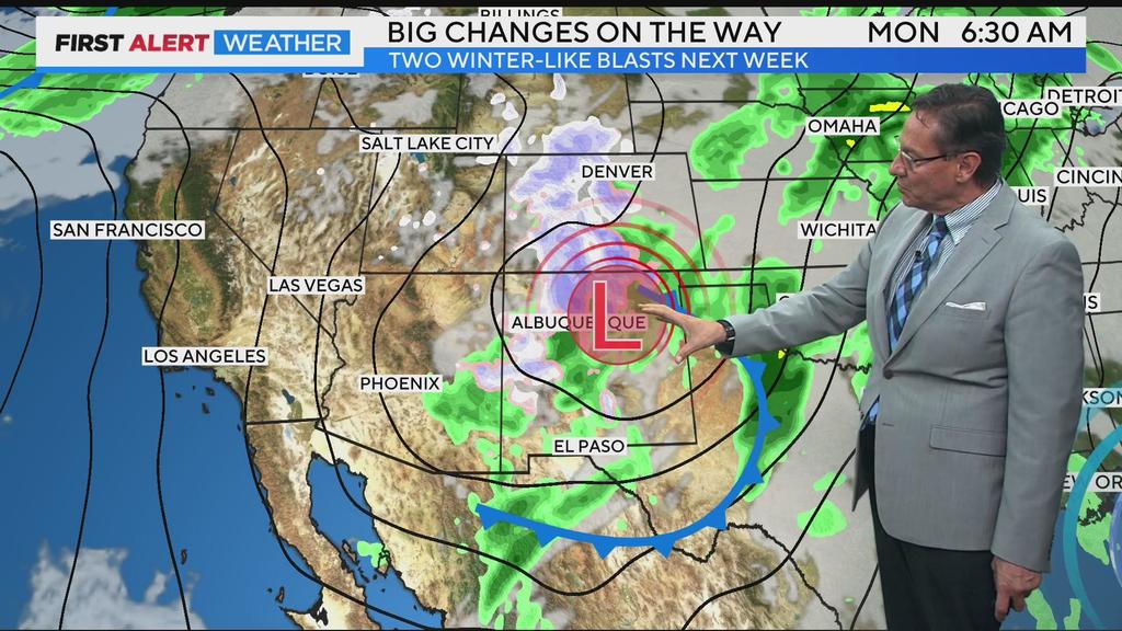 Nice start for weekend with winter-like changes next week over Colorado