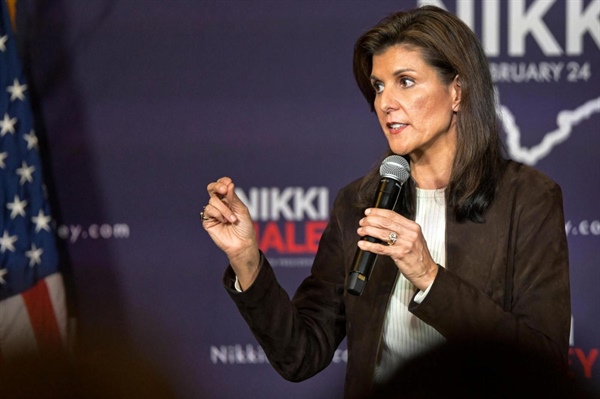 Nikki Haley will rally supporters in Colorado as she competes against Donald Trump in GOP primary