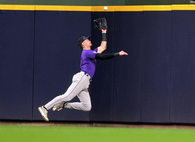 Rockies center fielder Brenton Doyle wins second National League Rawlings Gold...