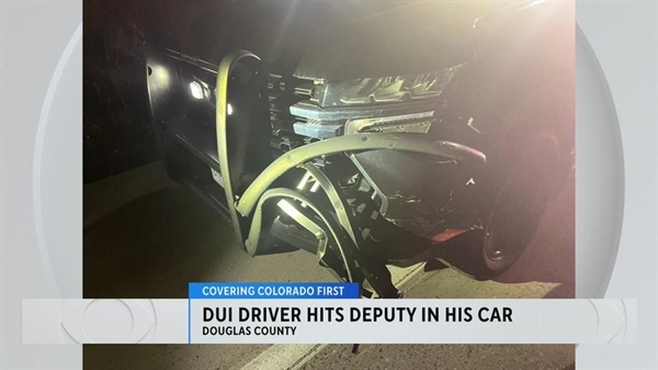 Douglas County deputy struck by suspected DUI driver