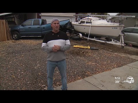 One year later, Aurora homeowner says drivers are still crashing into his property