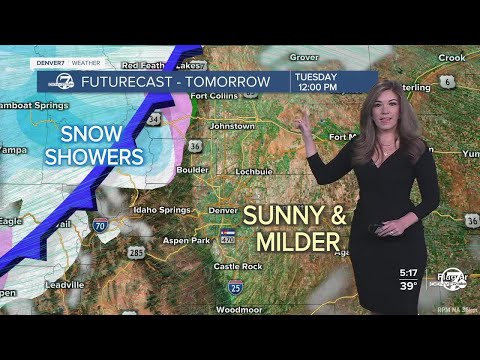 Mild for Election Day in Denver; rain/snow Tuesday night