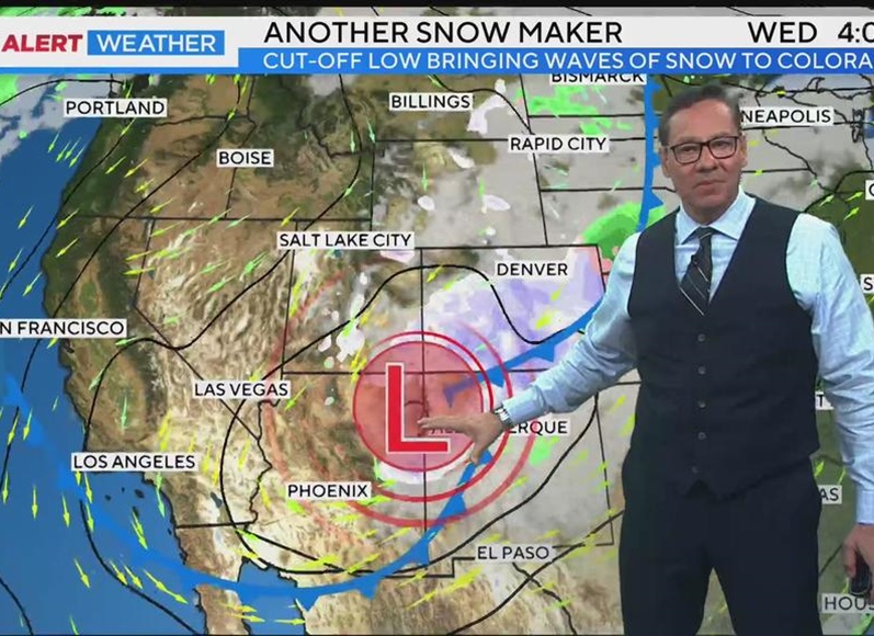 Mid-week snow storm set to blast into Colorado