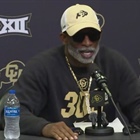 Deion Sanders holds CU Buffs news conference before nationally televised game