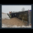 Snowplow rolls over in El Paso County