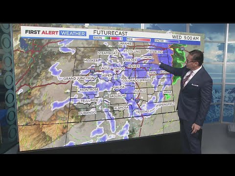 Strong snow storm set to dump across areas of Colorado