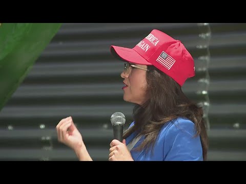 Rep. Lauren Boebert speaks at district watch party