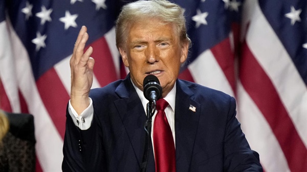 Watch Live: Trump speaks as Harris' path to victory narrows