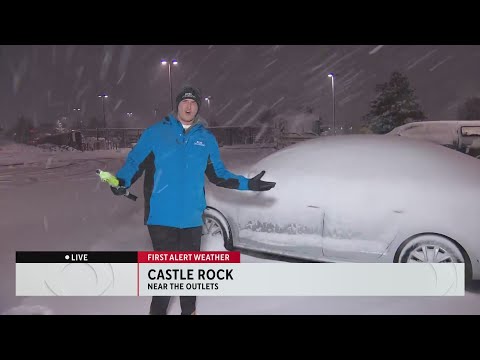 First Alert Weather Tracker follows the snow falling along the Front Range