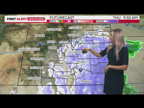 More snow coming heading into the weekend for Colorado and Denver