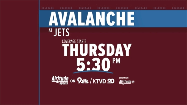 How to watch Avalanche at Jets for free on Thursday