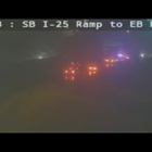 Lone Tree officer struck on I-25