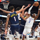 Watson seals 124-122 win for Nuggets with blocked shot in final second, handing Thunder 1st loss