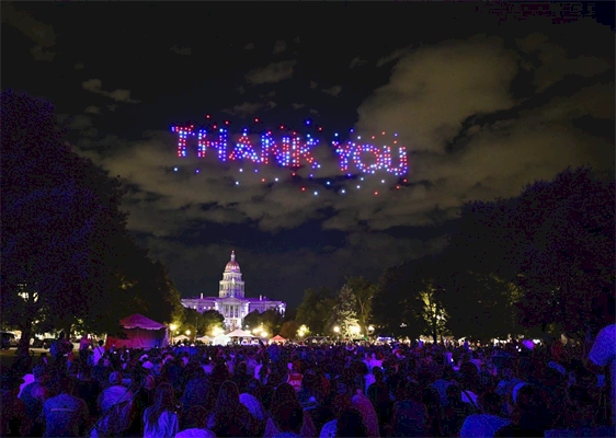 Huge holiday drone shows will fill Denver sky for 40 nights