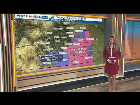 Light snow into Denver Thursday before another blast of snow on the way for Colorado