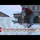 Polis issues disaster emergency for severe weather