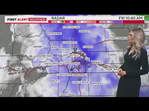 Snow piling up in eastern and southeastern Colorado as storm persists