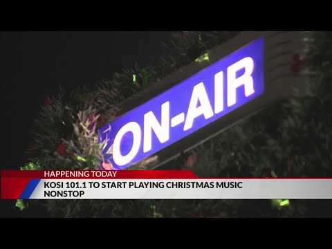 Non-stop Christmas music begins Thursday