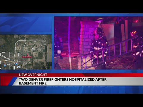 2 firefighters hospitalized after fire