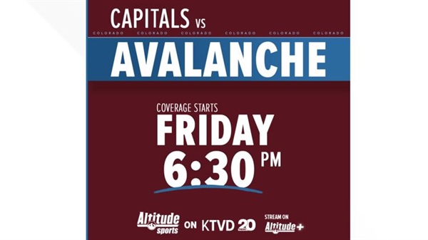 How to watch Avalanche vs Capitals for free on KTVD