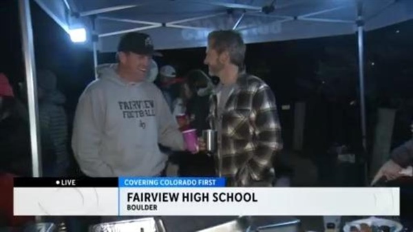 Fairview Knights football dad cheers on son on team he used to play for