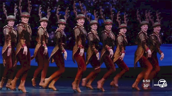 Colorado dancer performing with the Radio City Rockettes in their iconic Christmas show