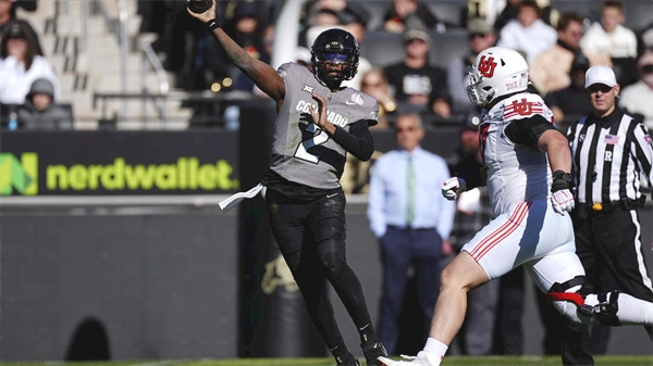 Shedeur Sanders throws 3 TD passes to lead No. 18 Colorado past Utah 49-24