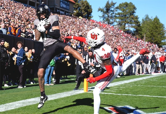 Shedeur Sanders shrugs off shaky start, throws 3 TD passes to lead No. 18 Colorado past Utah 49-24