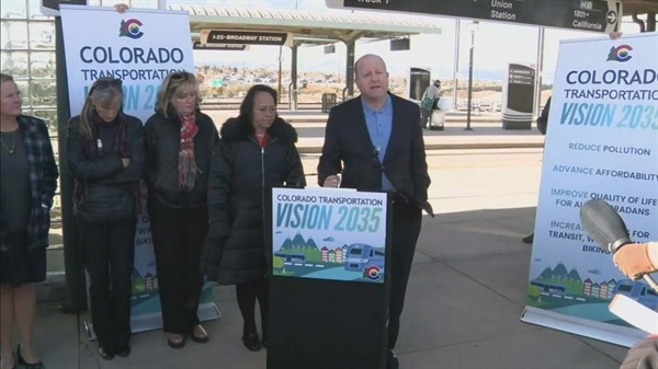 Gov. Jared Polis announces Colorado Transportation Vision: 2035 to reduce emissions