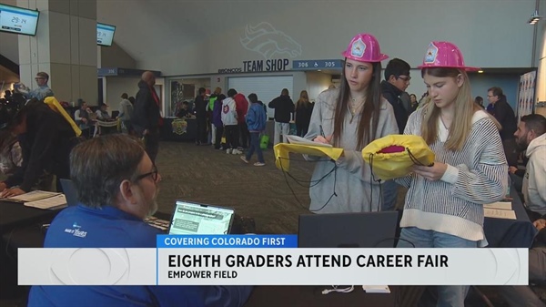 Denver Public Schools-Broncos Career Fair welcomed thousands of 8th grade students