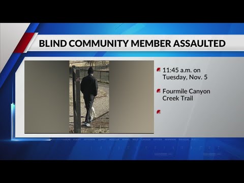 Boulder police searching for suspect accused of assaulting blind man