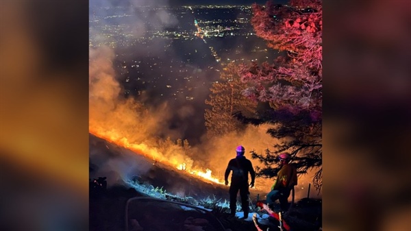 Small wildland fire extinguished on Flagstaff Mountain in Boulder Wednesday night