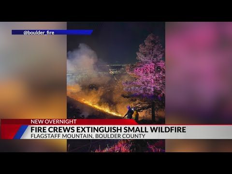 Small wildland fire extinguished on Flagstaff Mountain