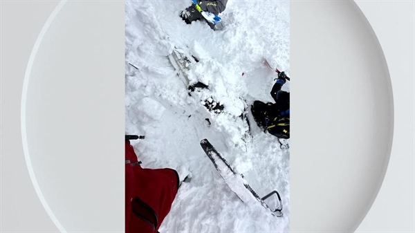 Colorado avalanche survivor describes being buried in snow: "I was frozen in place"