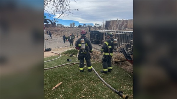 3 taken to hospital after rollover semi trailer crash near I-70 in Denver