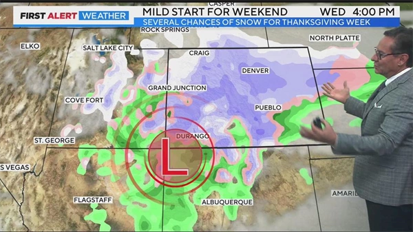 A mild Colorado weekend before several storm systems bring back snow before Thanksgiving