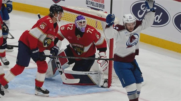 Drouin scores his first 2 goals of season, Avs beat slumping Panthers 7-4