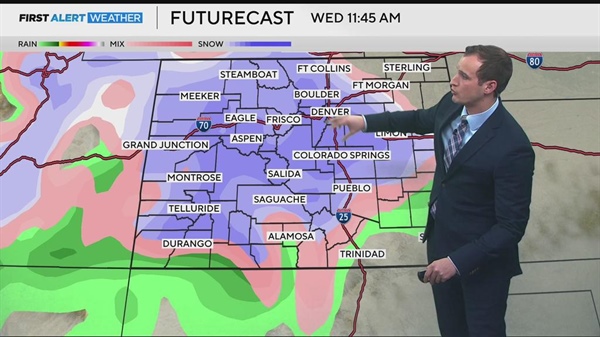 Several snow chances across Colorado's mountains, Denver ahead of Thanksgiving