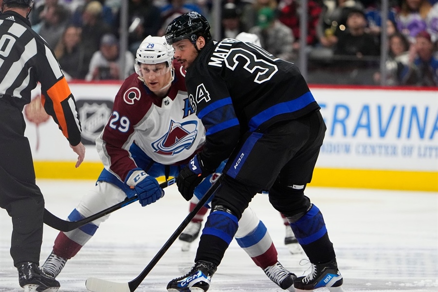 Keeler: Not so fast, Auston Matthews. Avalanche star Nathan MacKinnon is going to...