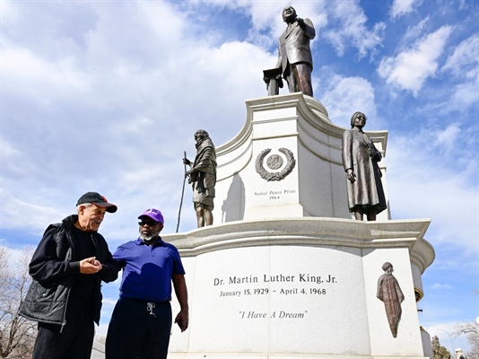 Man arrested in theft, vandalism of Denver’s Martin Luther King Jr. memorial