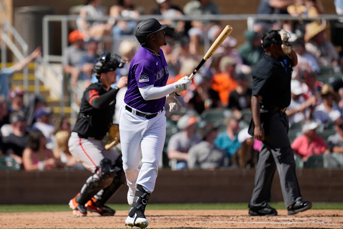 Rockies spring training recap: Kris Bryant, Elehuris Montero homer against Giants